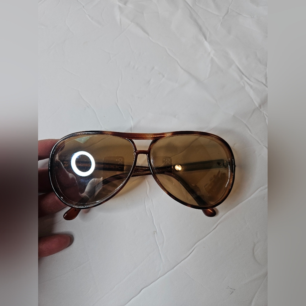 Classic Martin  Brown Aviator Sunglasses
